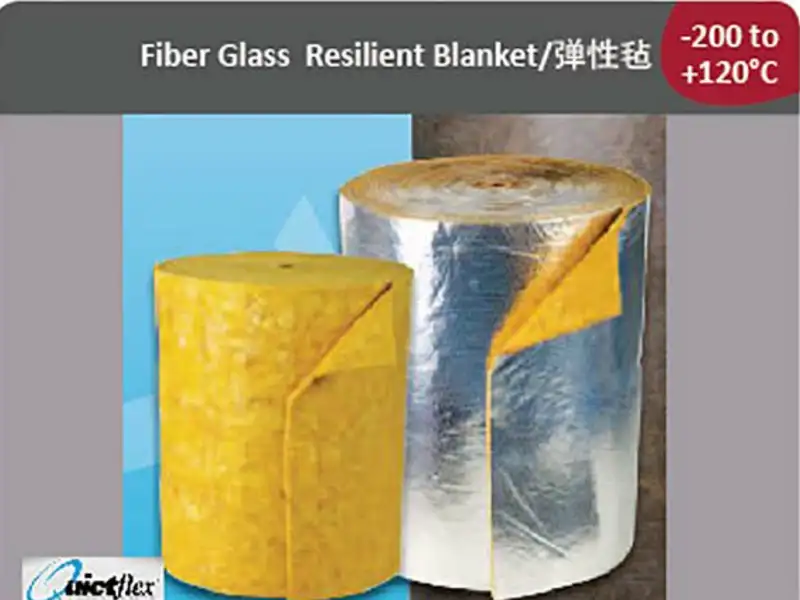 FIBER GLASS RESILIENT BLANKET